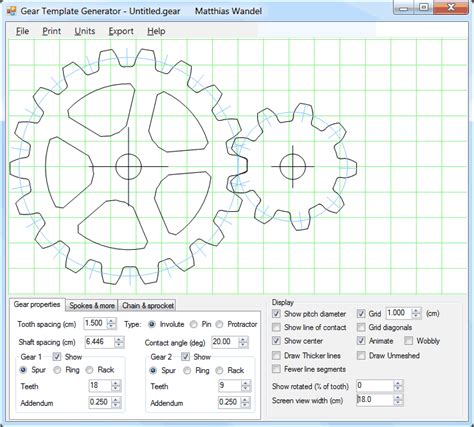 free gear template generator download.